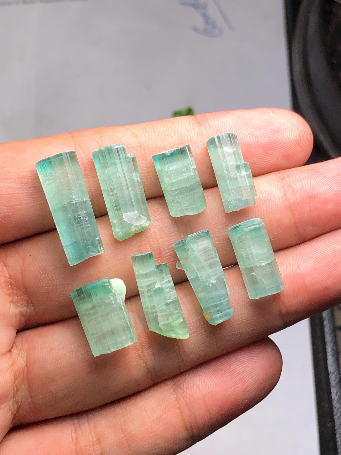 Bi Colour Tourmaline Crystal 75 ct - Collector Specimen from Afghan Mountains