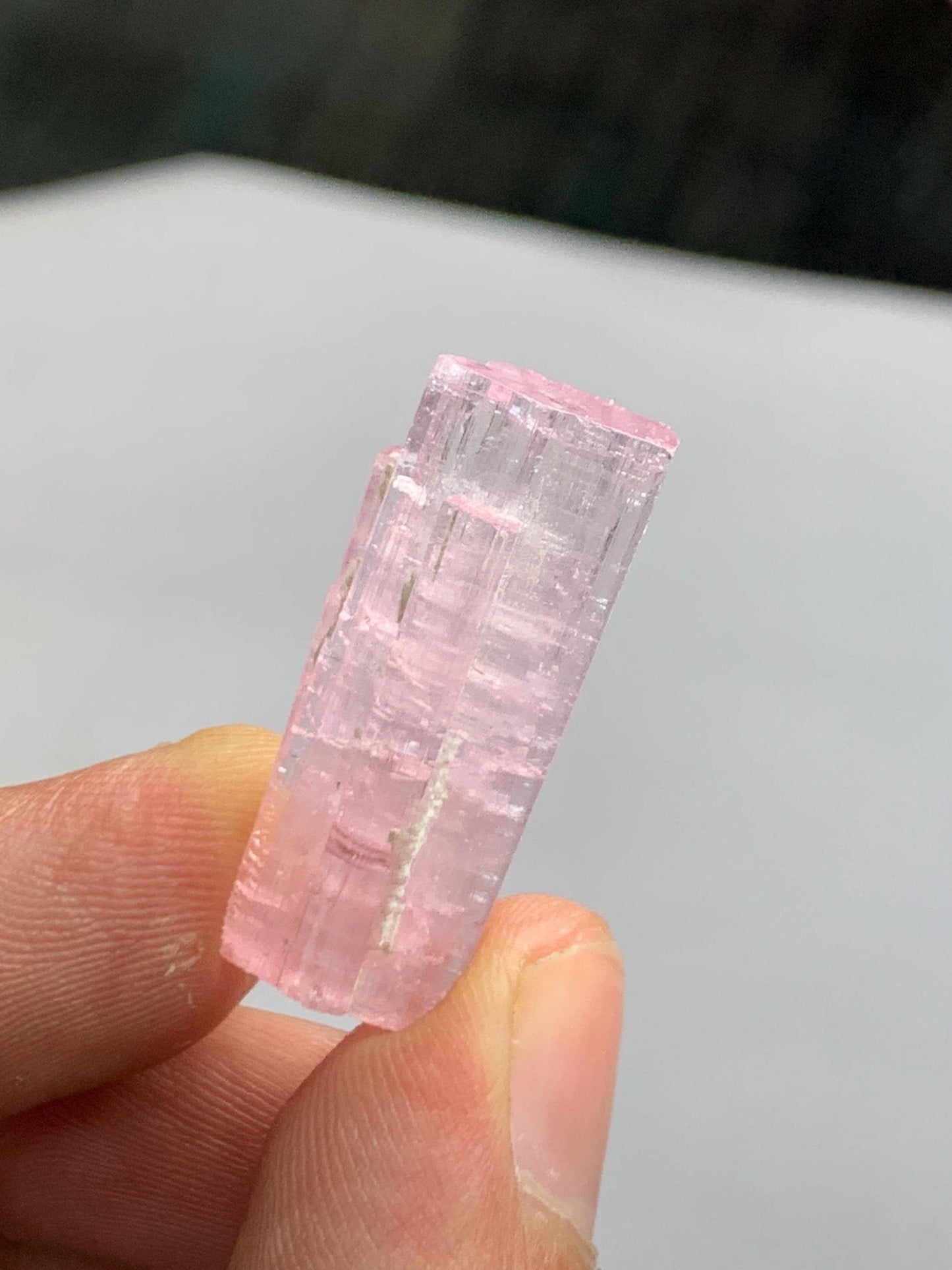 Pink Tourmaline Crystal 27 ct - Calming Mineral for Love Energy