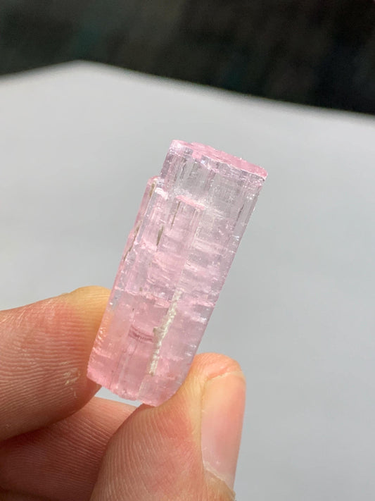 Pink Tourmaline Crystal 27 ct - Calming Mineral for Love Energy