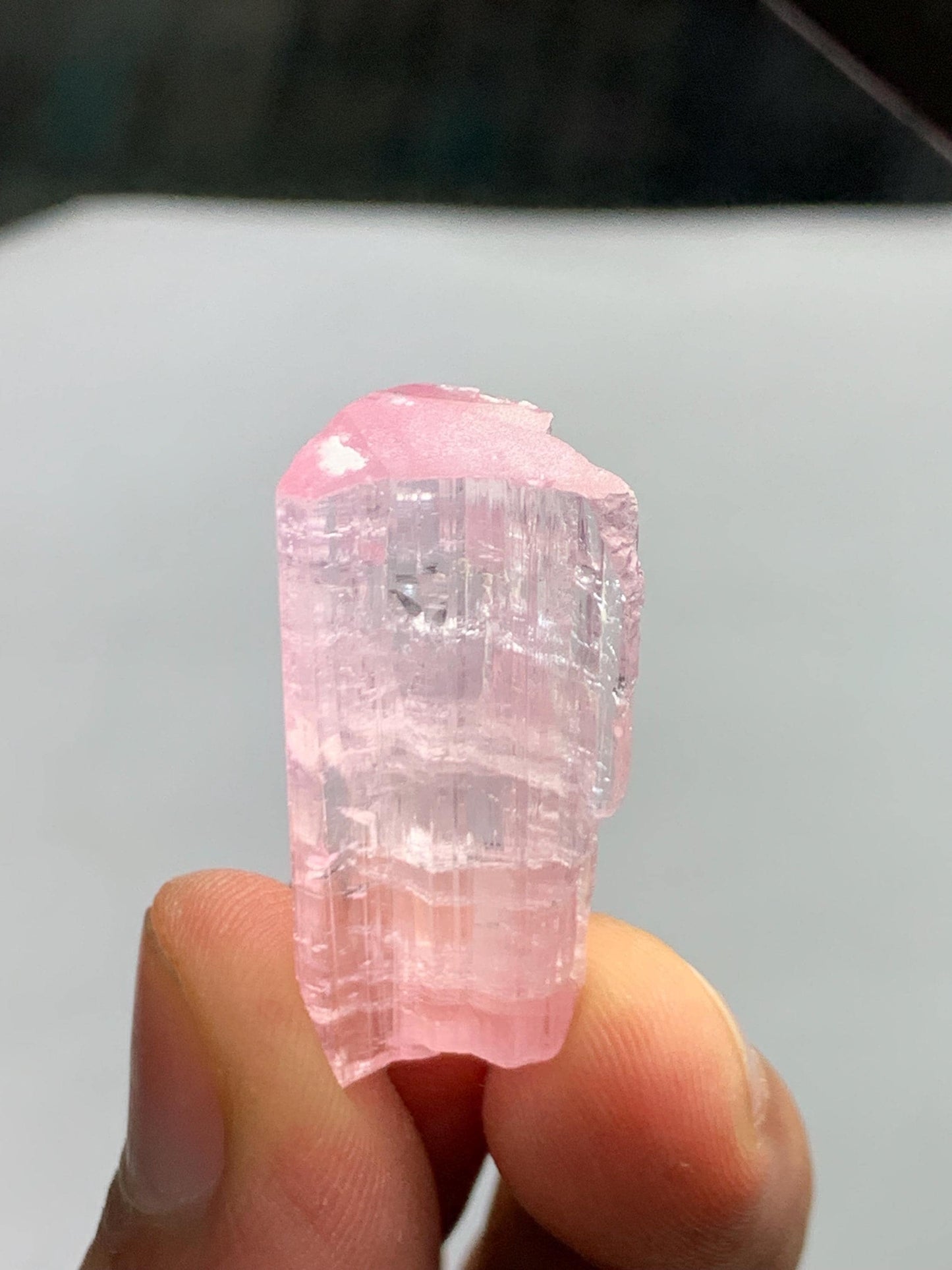 Pink Tourmaline Crystal 41 ct - Baby Pink Stone of Compassion and Peace