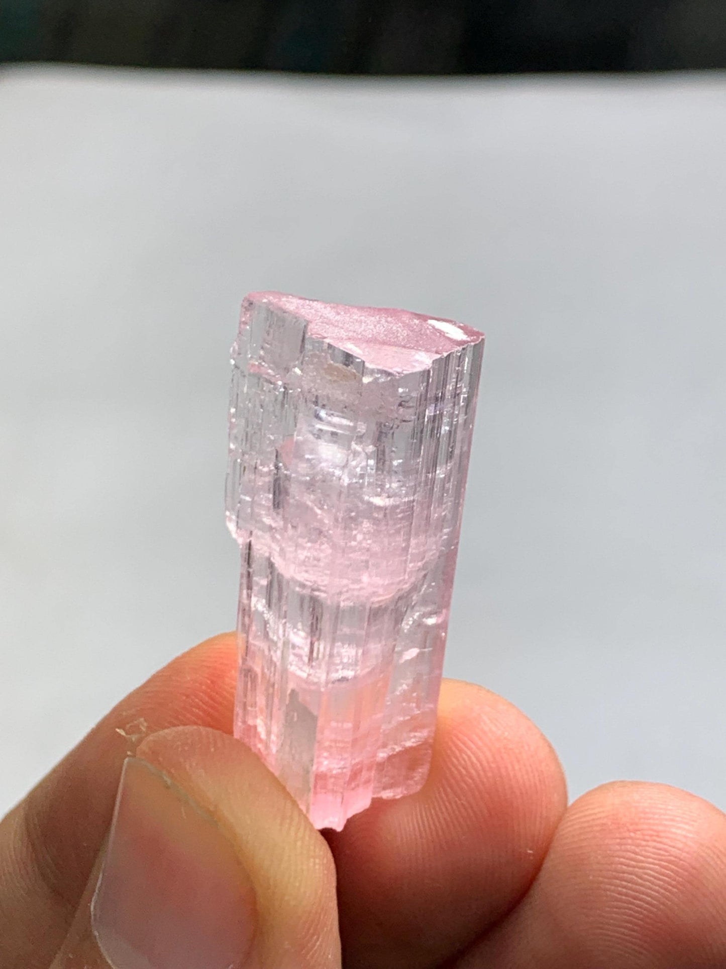 Pink Tourmaline Crystal 41 ct - Baby Pink Stone of Compassion and Peace