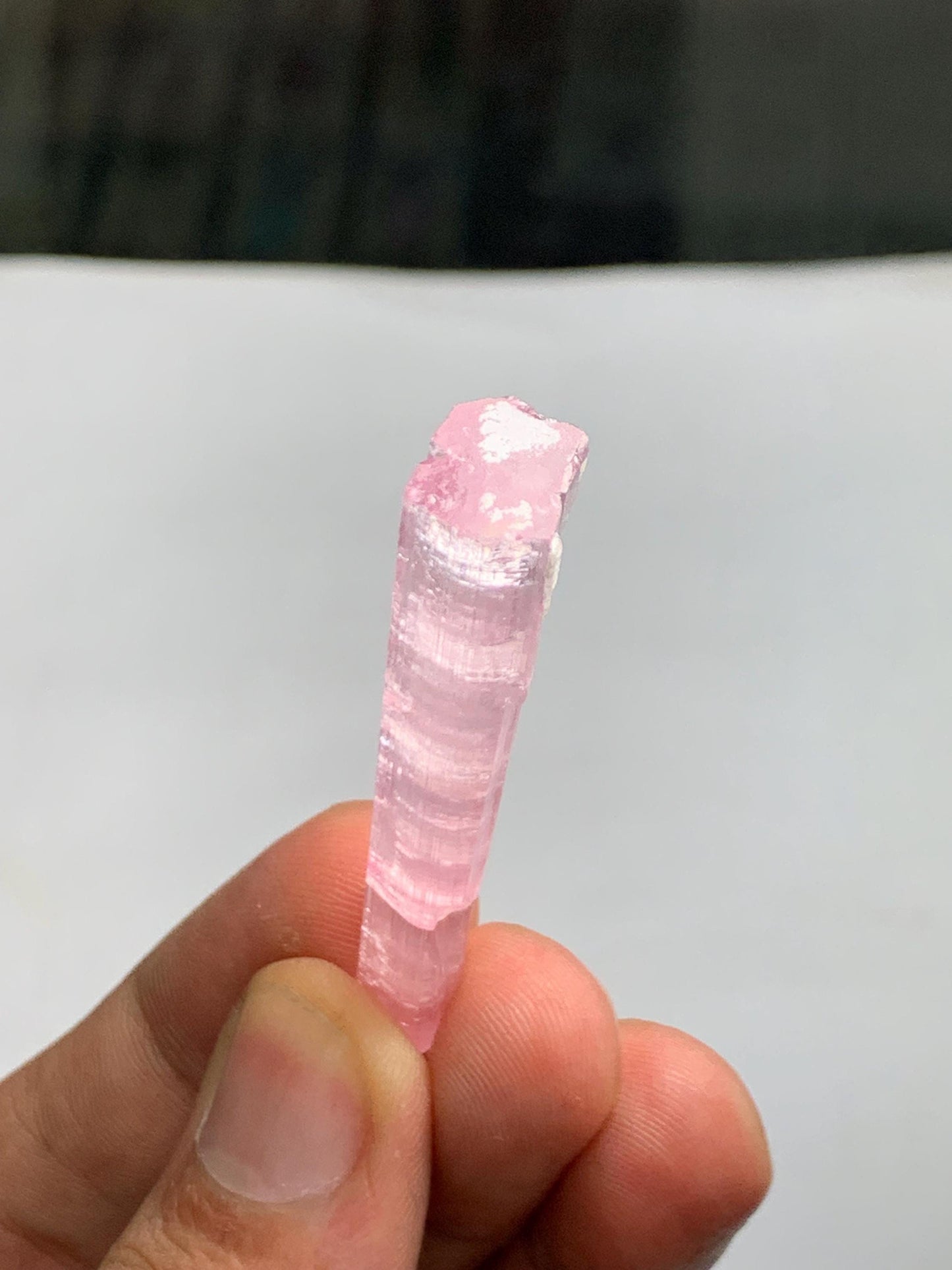 Pink Tourmaline Crystal 45 ct - Gentle Energy Stone from Afghanistan