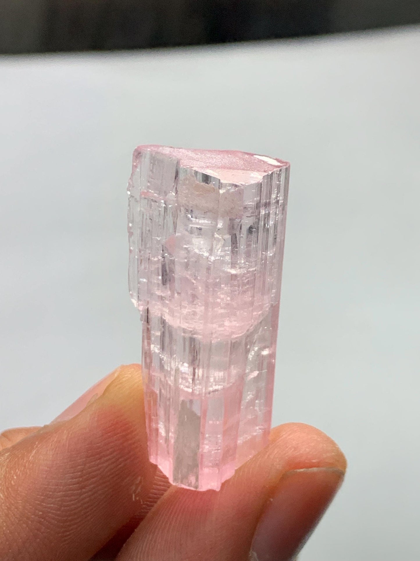 Pink Tourmaline Crystal 41 ct - Baby Pink Stone of Compassion and Peace