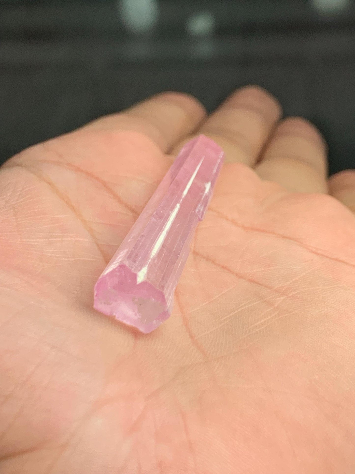 Pink Tourmaline Crystal 45 ct - Gentle Energy Stone from Afghanistan