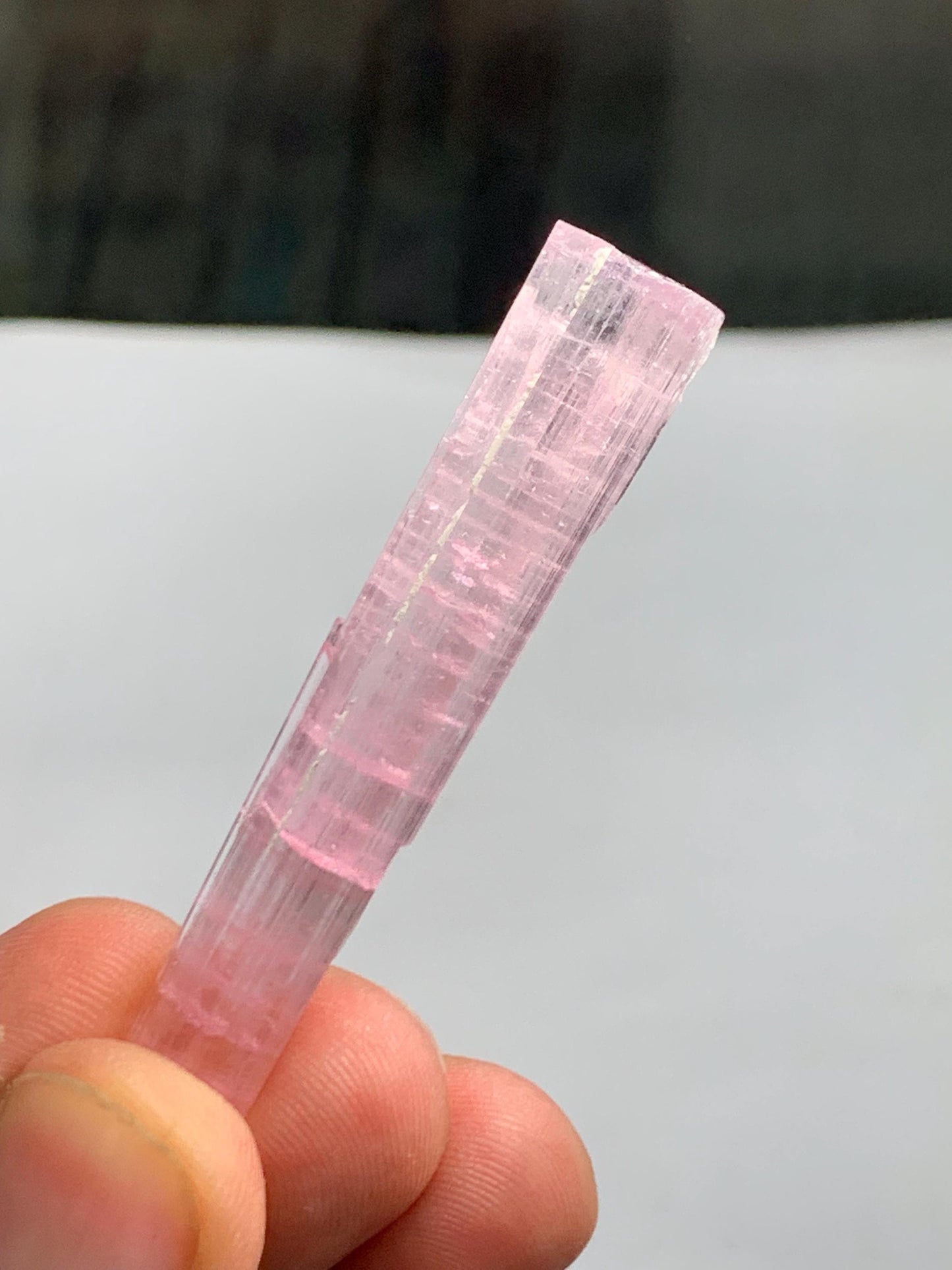 Pink Tourmaline Crystal 45 ct - Gentle Energy Stone from Afghanistan