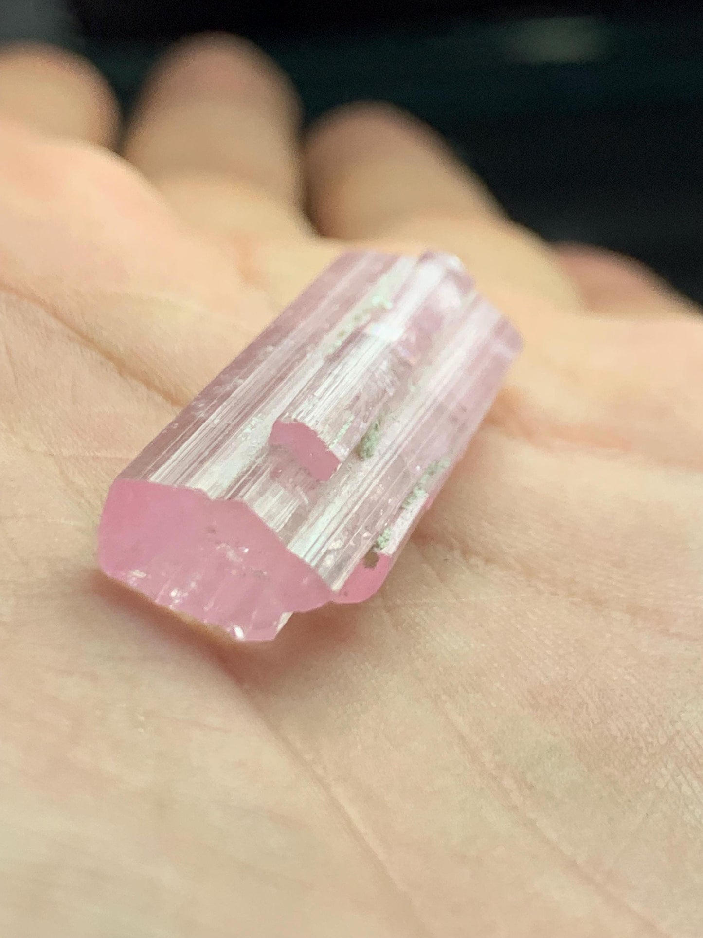 Pink Tourmaline Crystal 27 ct - Calming Mineral for Love Energy