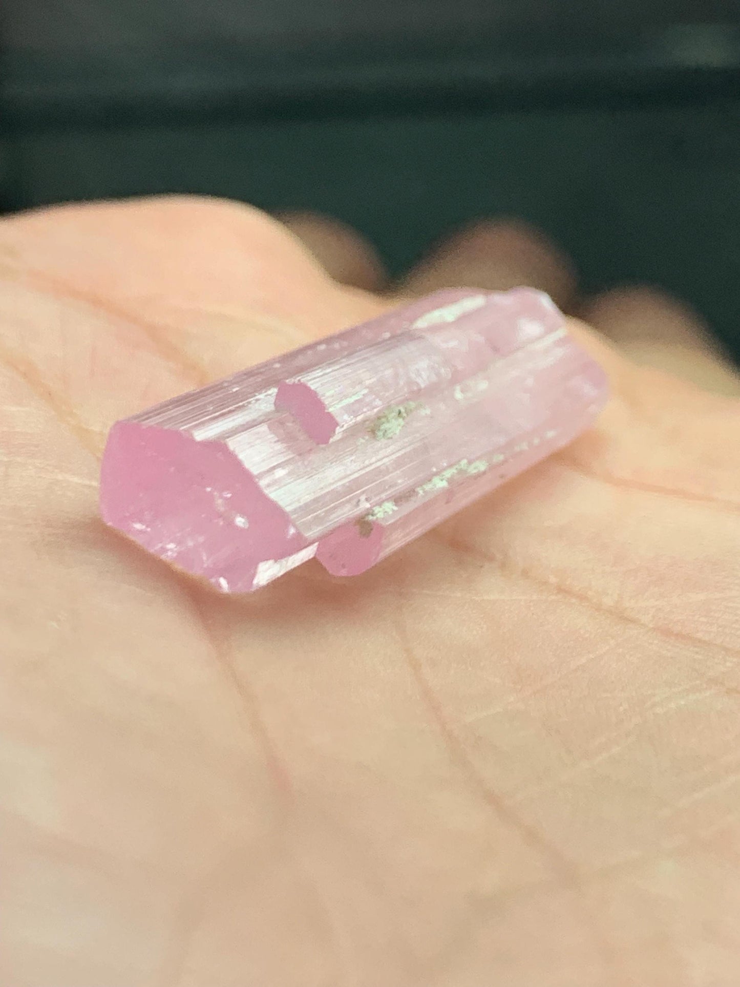 Pink Tourmaline Crystal 27 ct - Calming Mineral for Love Energy