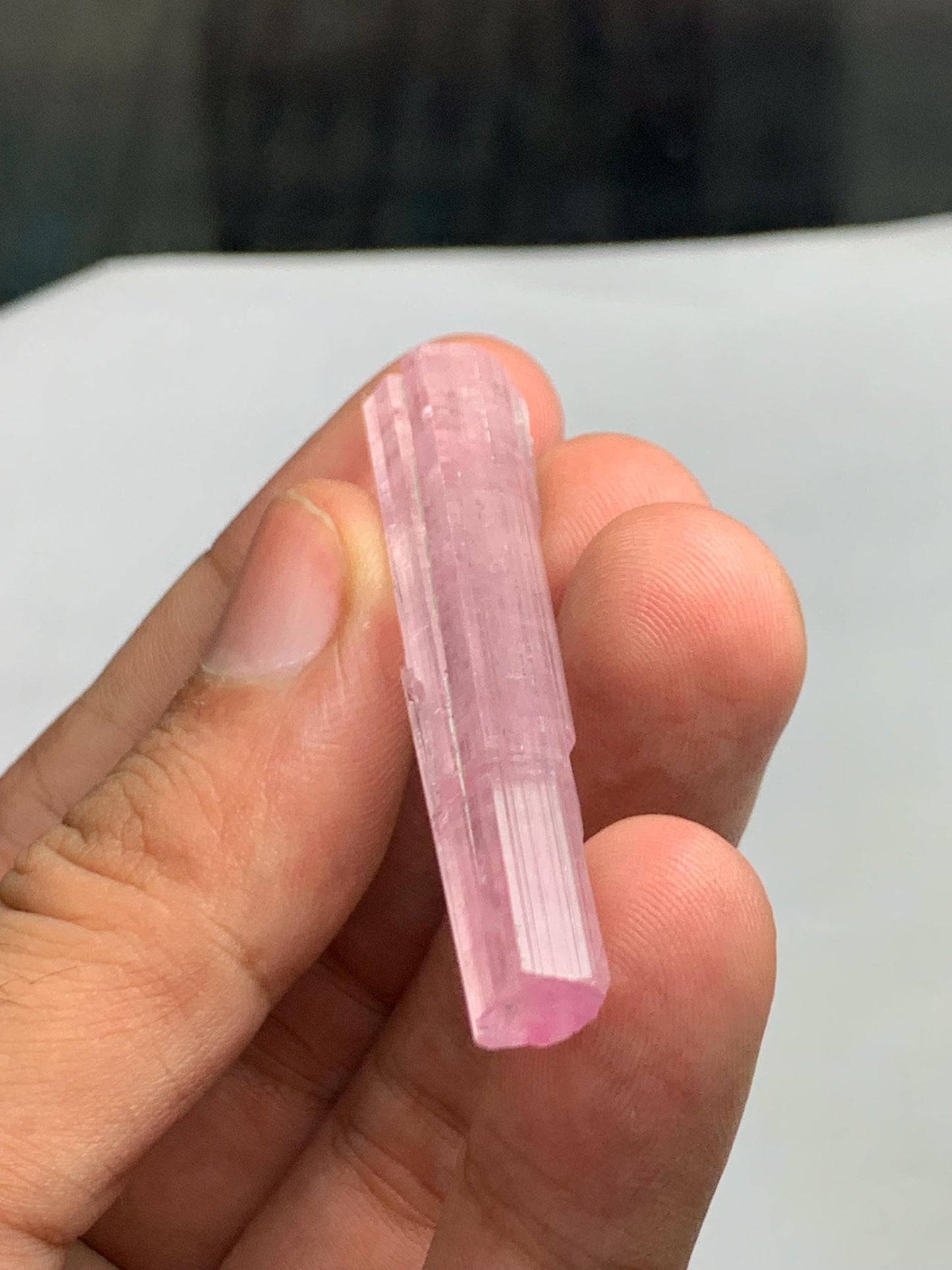 Pink Tourmaline Crystal 45 ct - Gentle Energy Stone from Afghanistan
