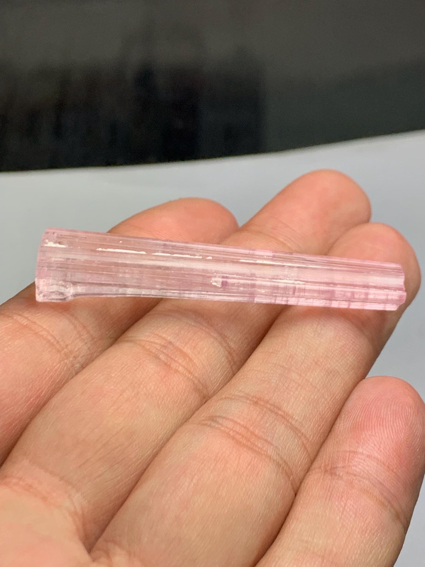 Pink Tourmaline Crystal 45 ct - Gentle Energy Stone from Afghanistan