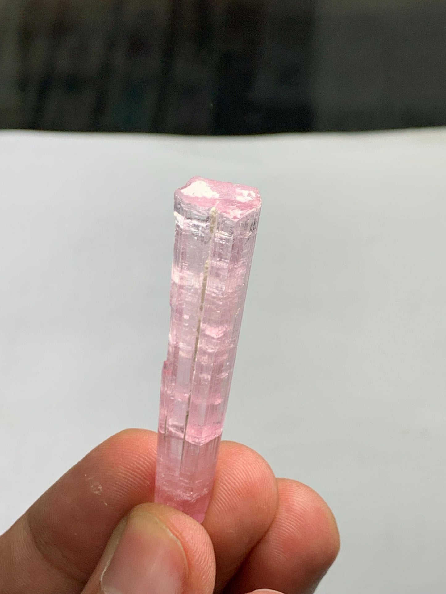 Pink Tourmaline Crystal 45 ct - Gentle Energy Stone from Afghanistan