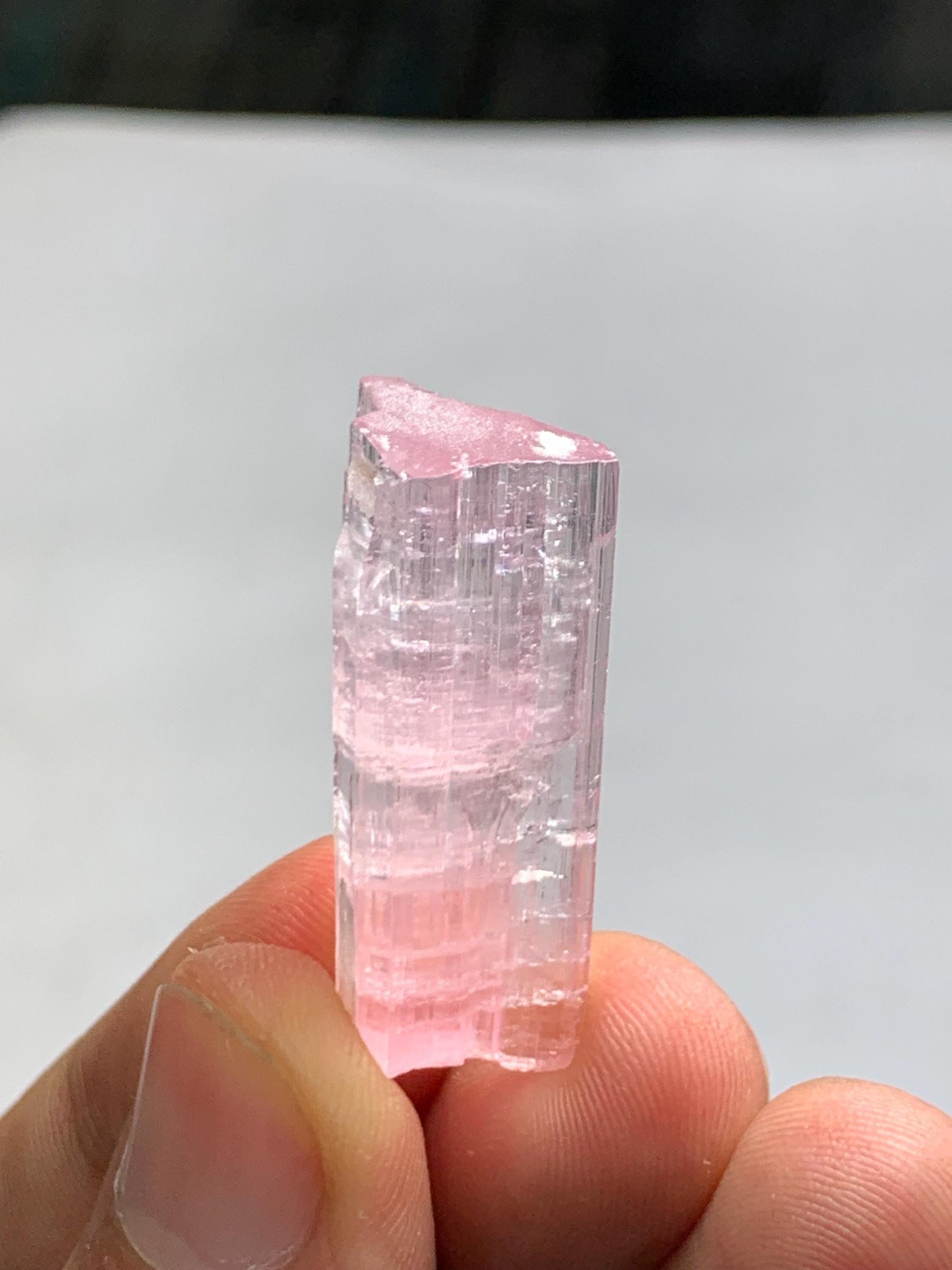 Pink Tourmaline Crystal 41 ct - Baby Pink Stone of Compassion and Peace