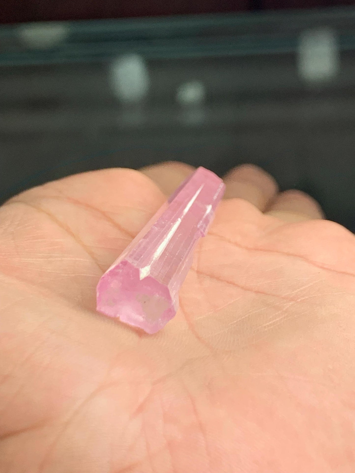 Pink Tourmaline Crystal 45 ct - Gentle Energy Stone from Afghanistan