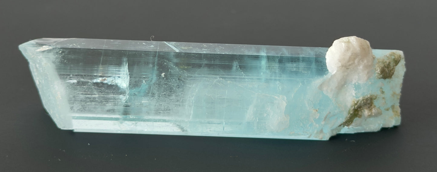 Blue Aquamarine Crystal Specimen 38.11g – Shigar Pakistan Natural Beryl