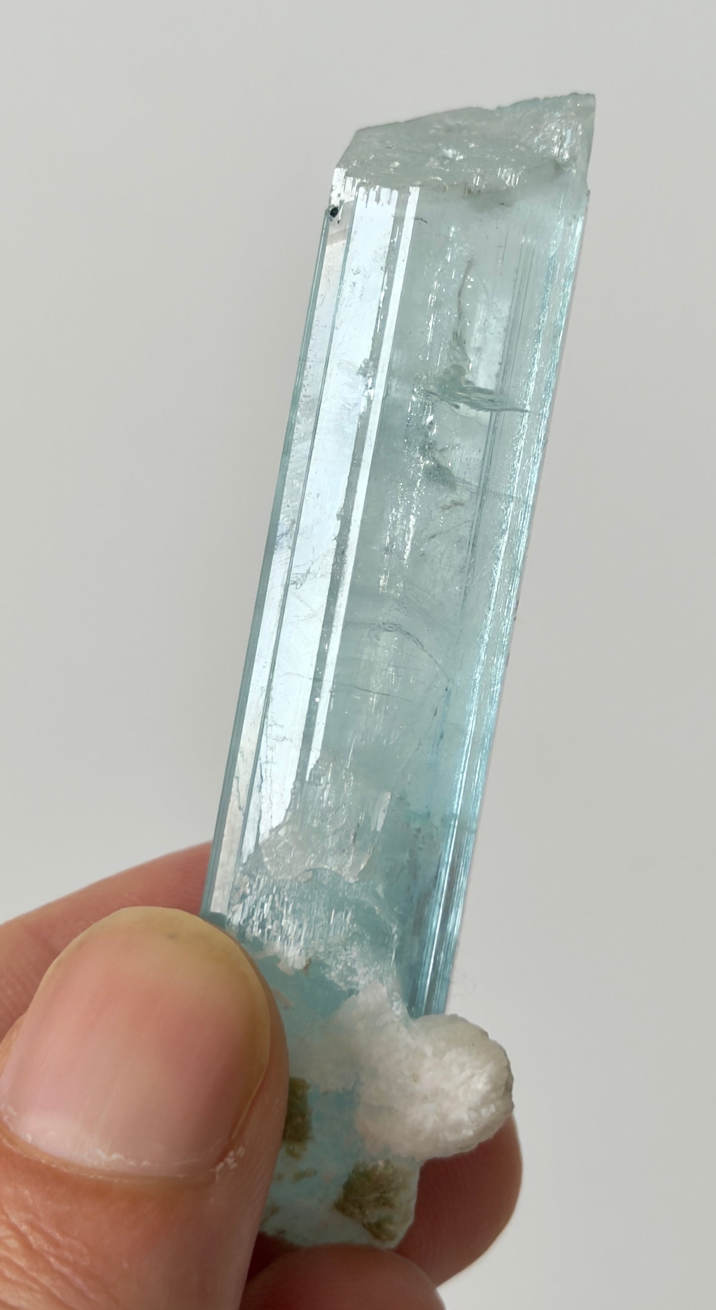Blue Aquamarine Crystal Specimen 38.11g – Shigar Pakistan Natural Beryl