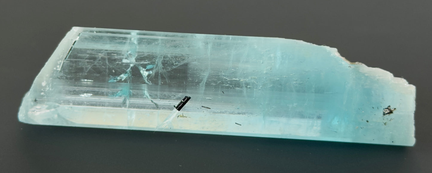 Blue Aquamarine Crystal Specimen 38.11g – Shigar Pakistan Natural Beryl