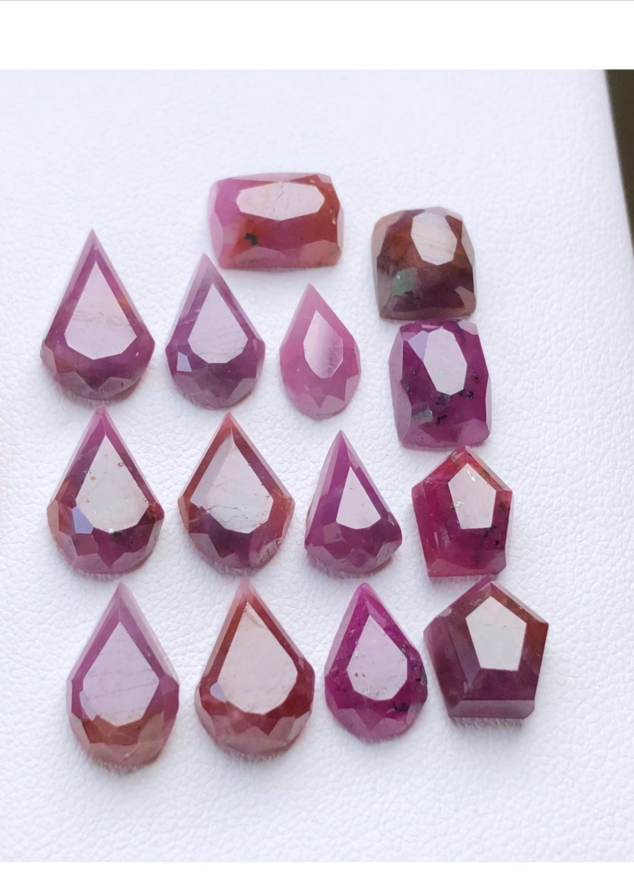 58.9 carats very beautiful natural ruby rosecuts available for sale