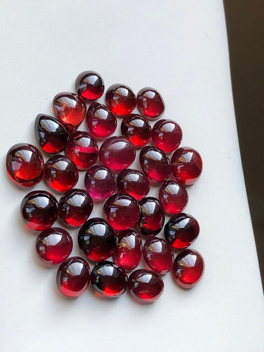 61 carats very beautiful natural garnet cabochons available for sale