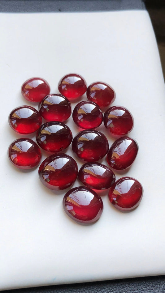 87 carats very beautiful natural garnet cabochons available for sale