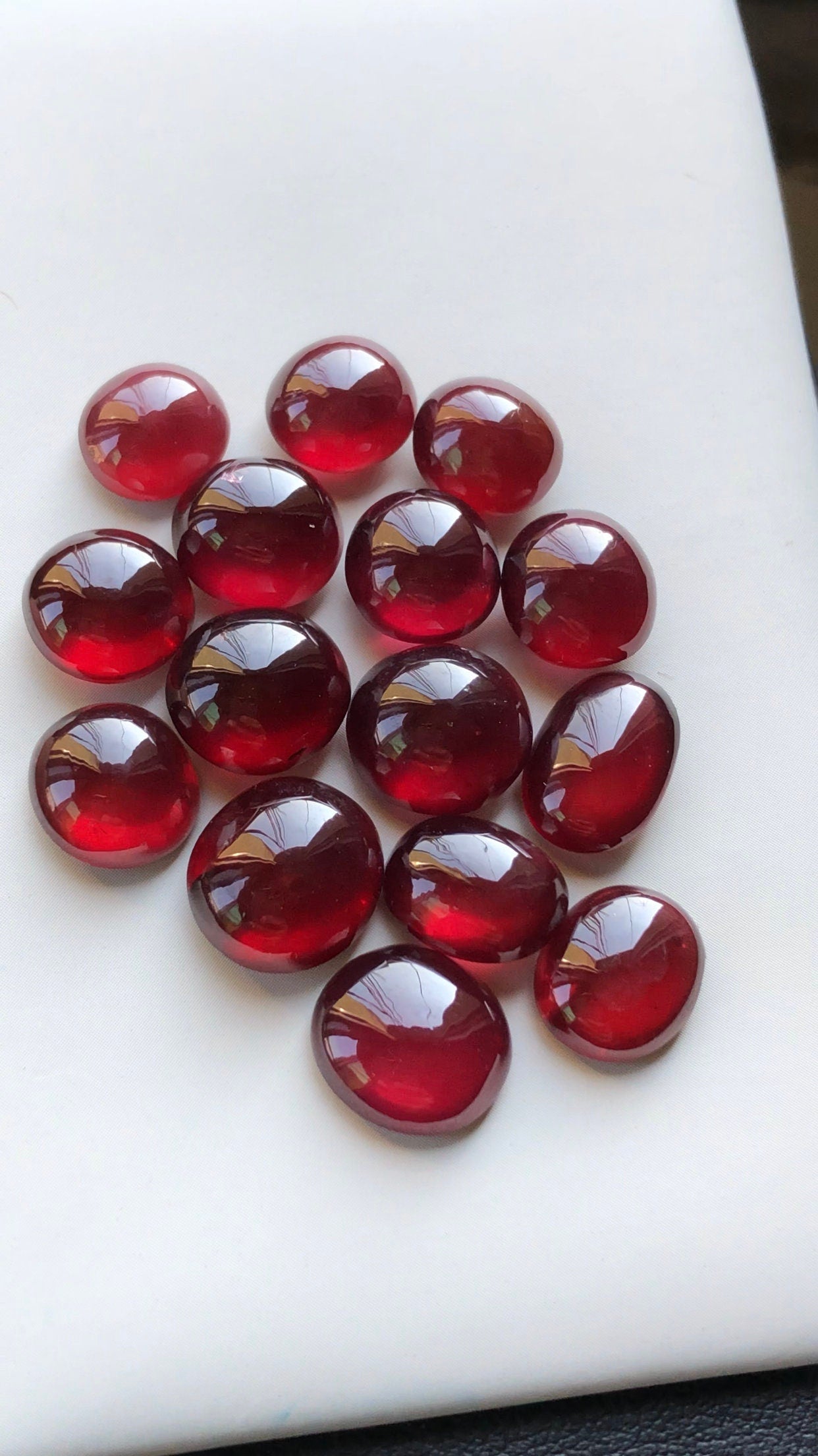 87 carats very beautiful natural garnet cabochons available for sale