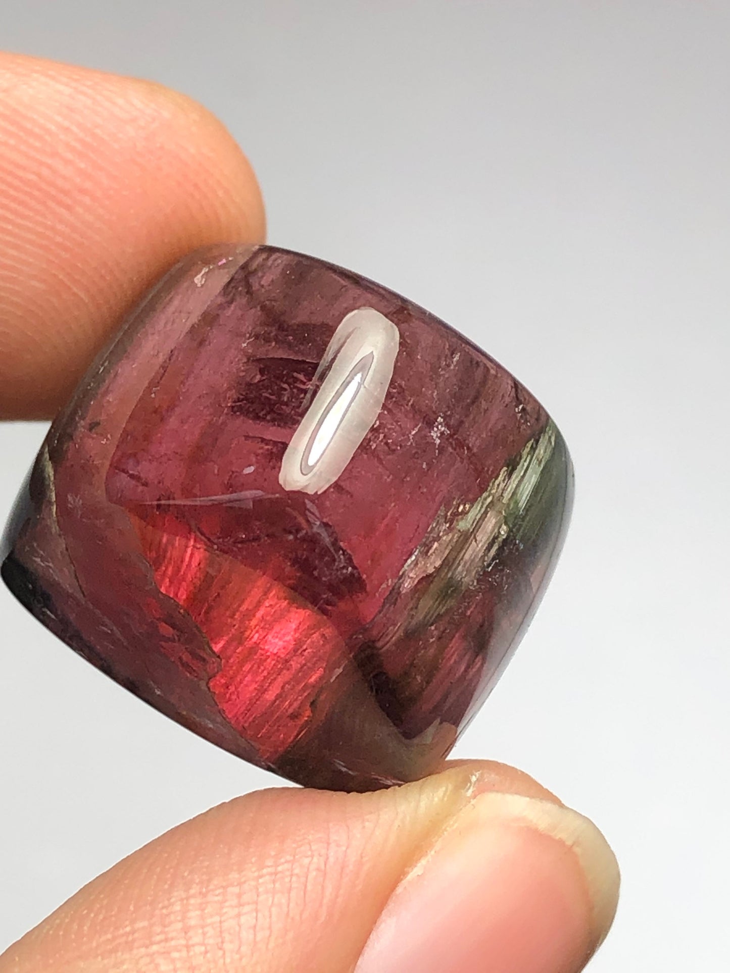 48 carats very beautiful natural tourmaline cabochon 20mm long