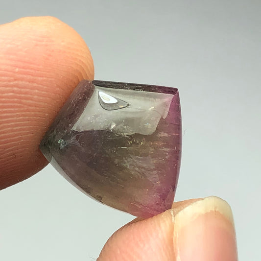 8.60 carat natural tourmaline cabochon 13mm long