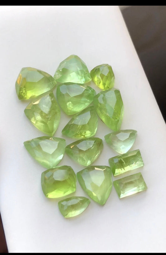 Peridot rose cuts 45.50 natural origin Pakistan available for jewellery,necklace,earrings,pendant,earring