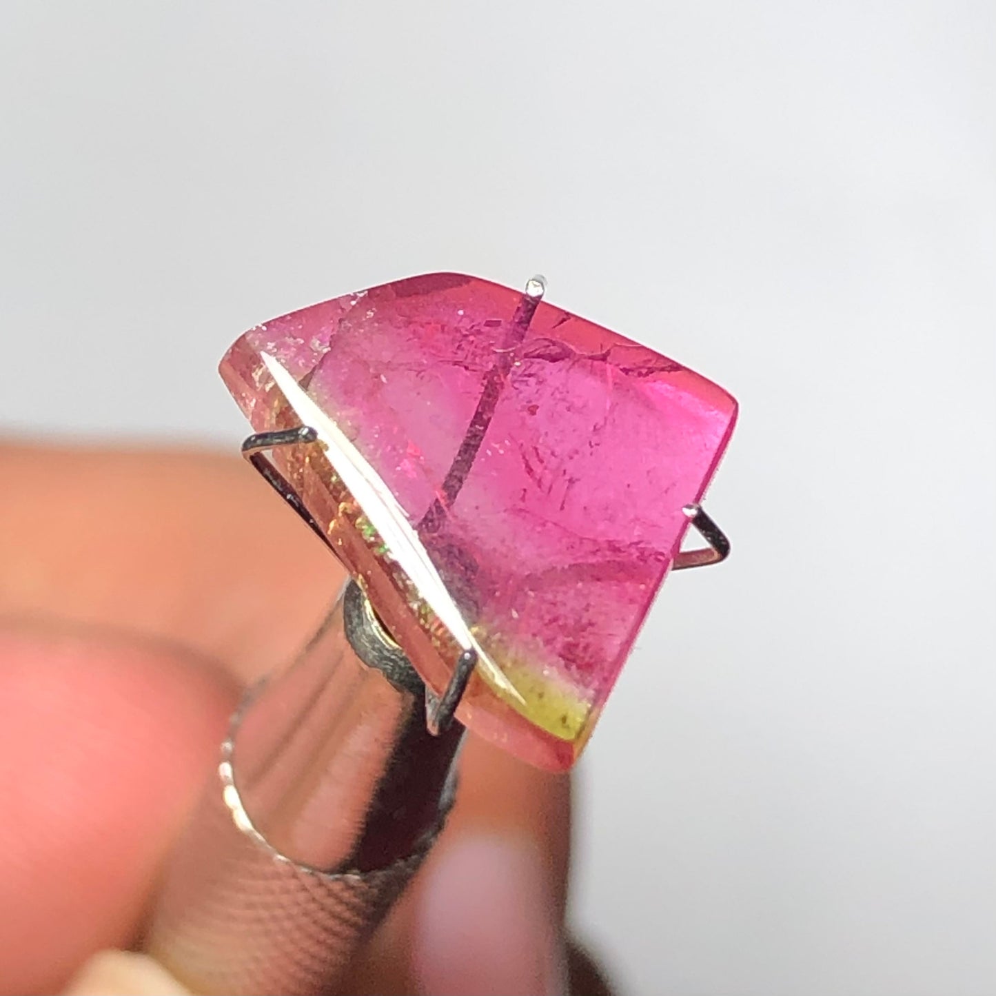 4.65 carat stunning natural watermelon tourmaline available 13mm long