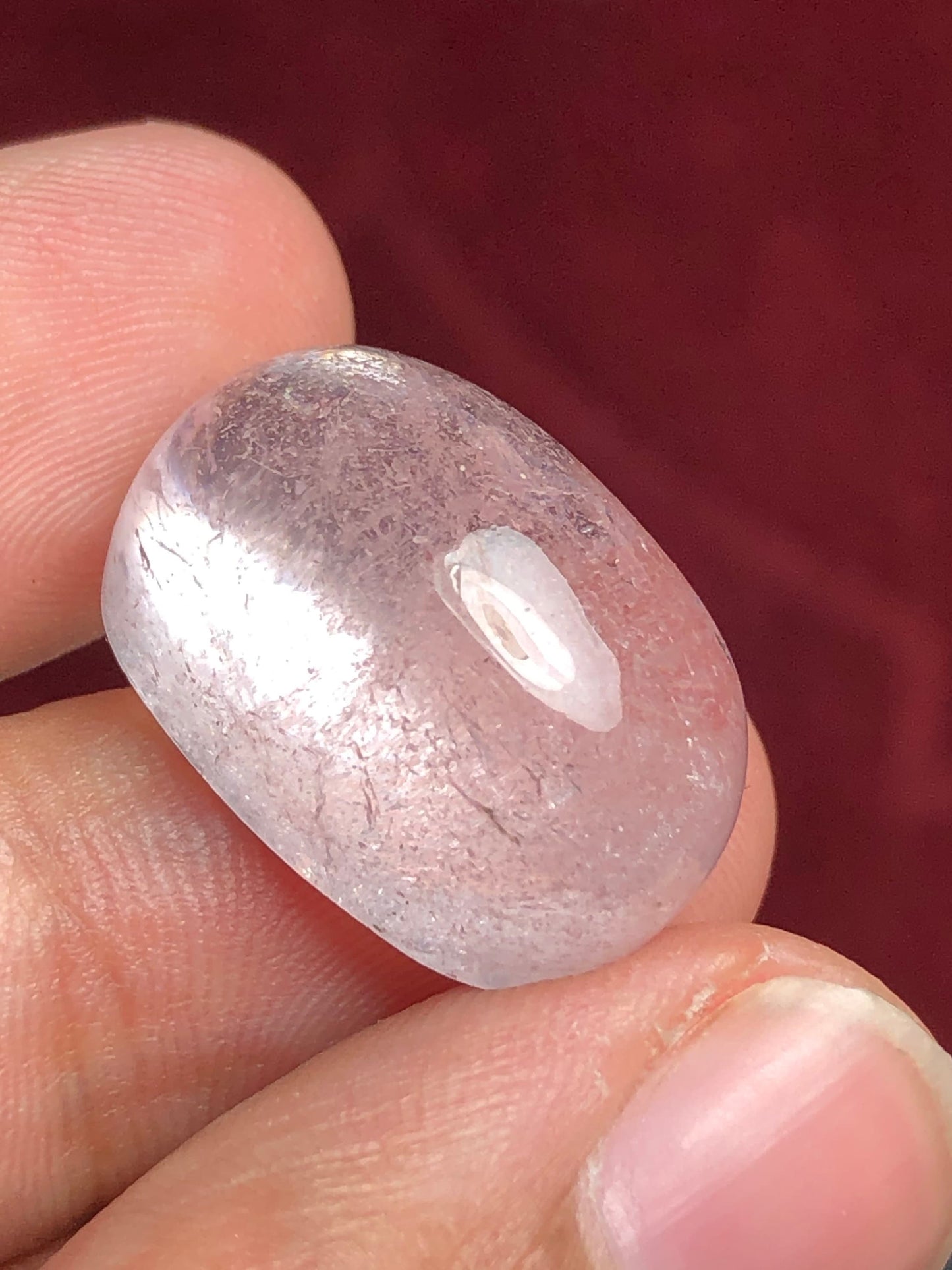 30.90 carat stunning natural morganite cabochon available 21*14*11mm