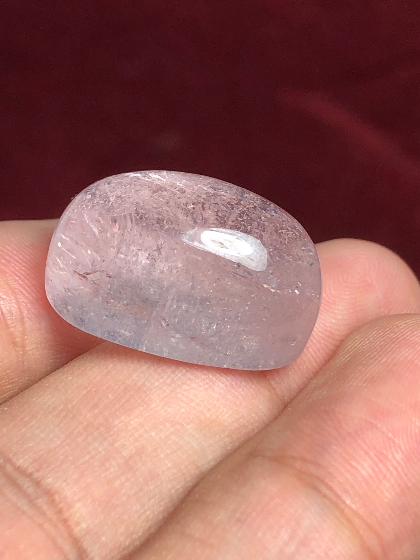 30.90 carat stunning natural morganite cabochon available 21*14*11mm