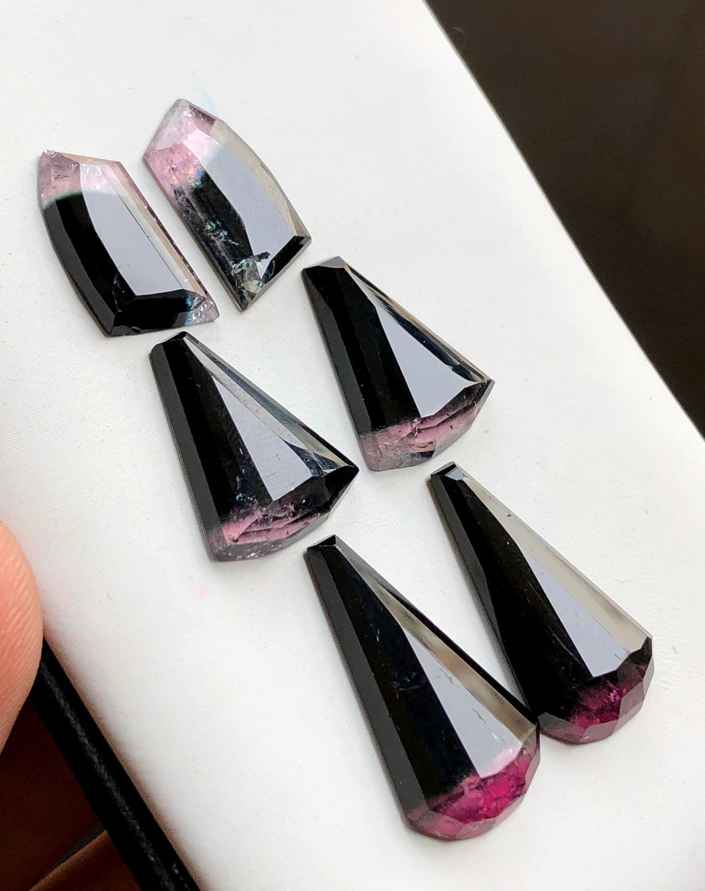 42 carats natural afghani tourmaline pairs