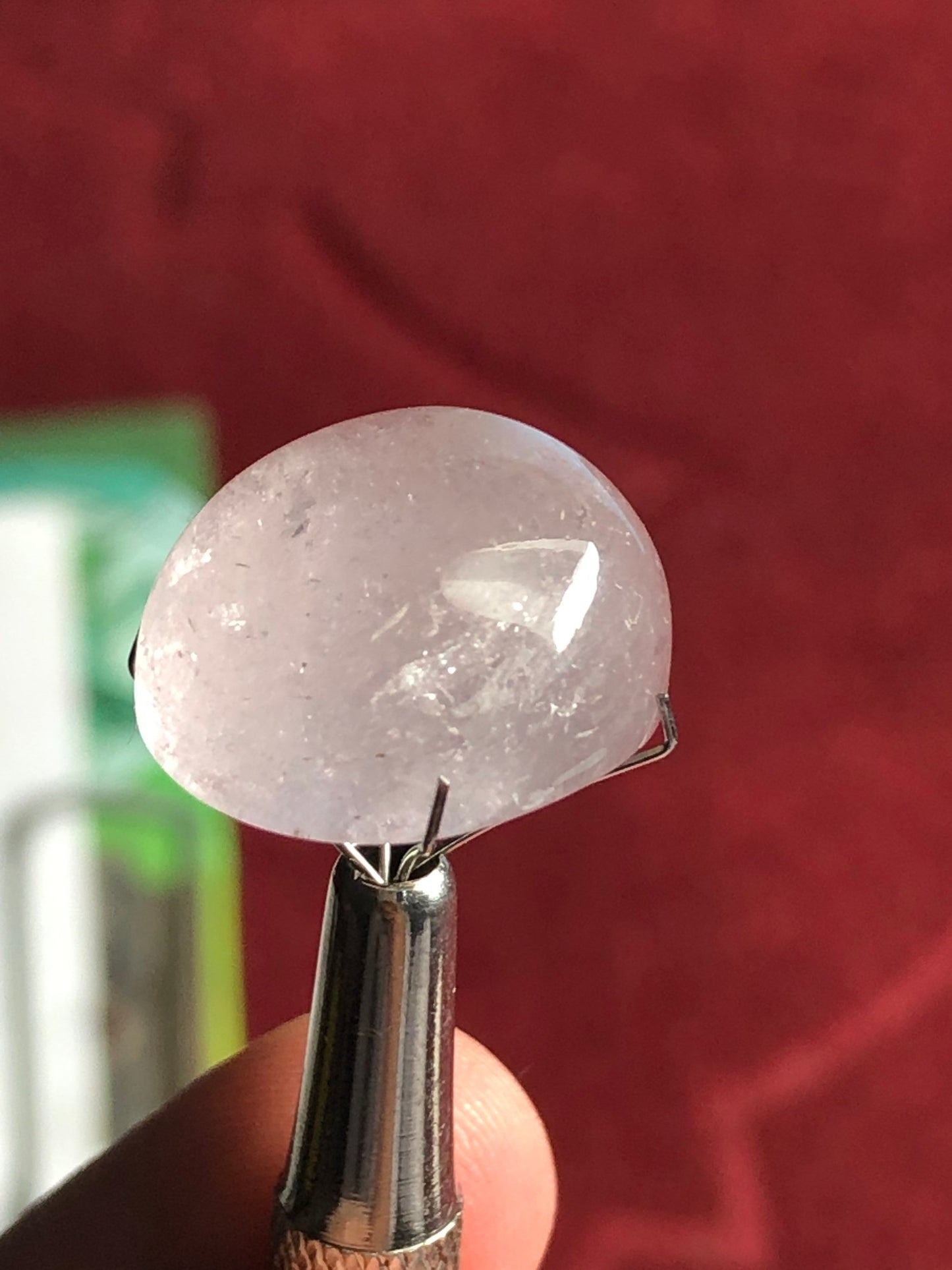 30 carat very top quality natural morganite cabochon available 19*16*11 is dimension