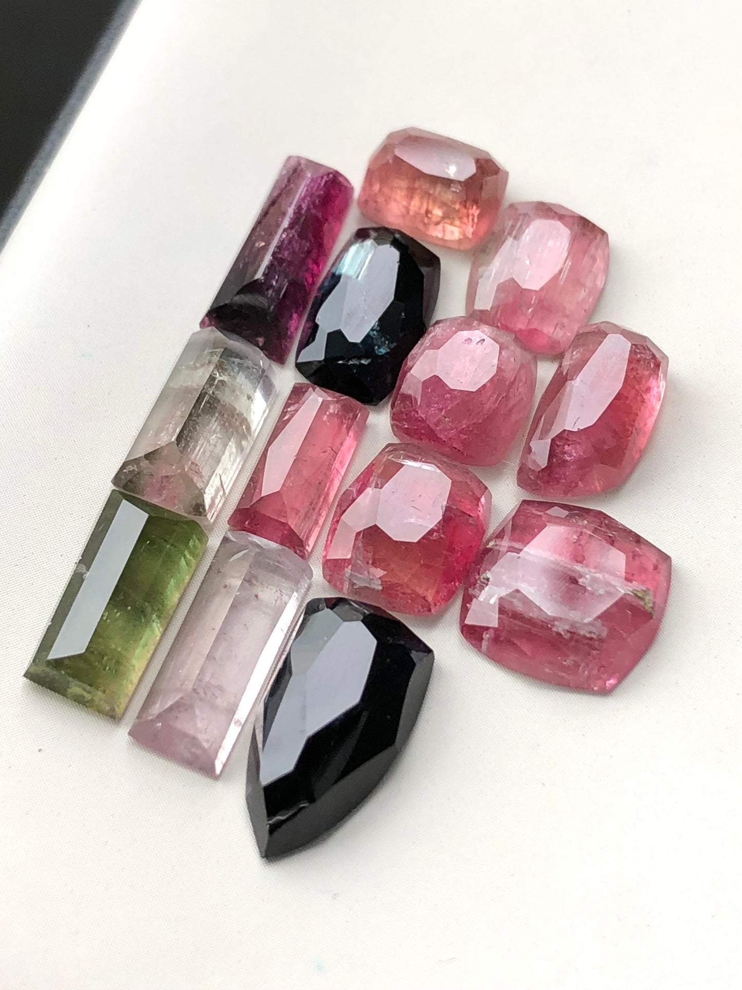 35 carats very beautiful natural tourmaline rosecuts available