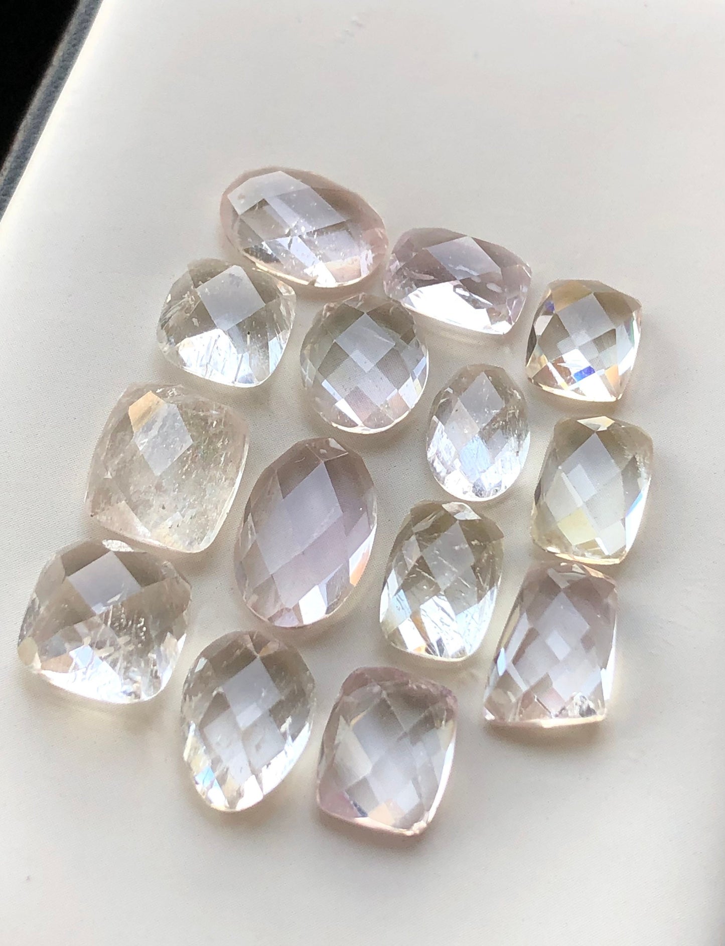 58.60 carats very beautiful natural kunzite rosecuts available