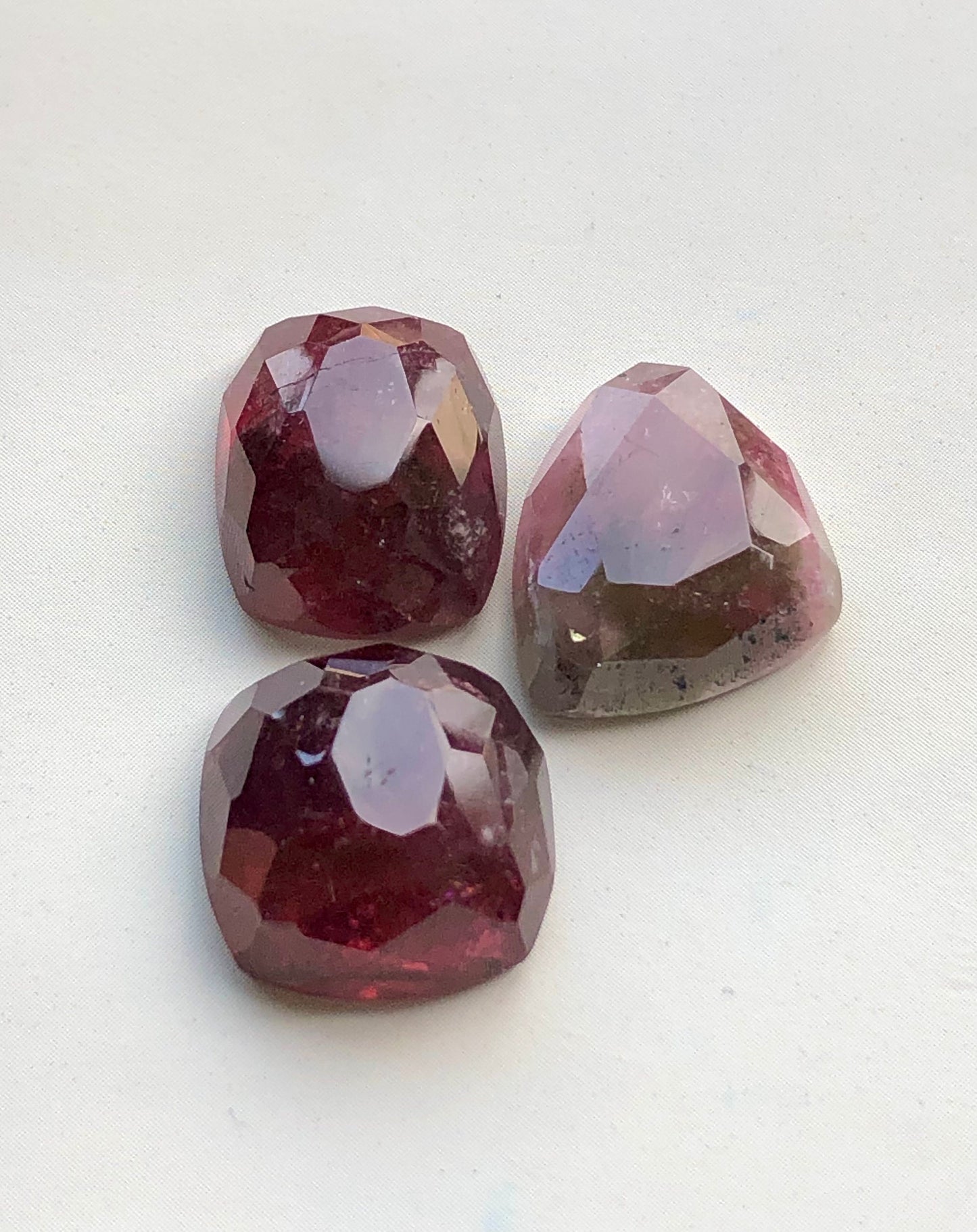 31.80 carats very beautiful top quality tourmaline rosecuts available for sale