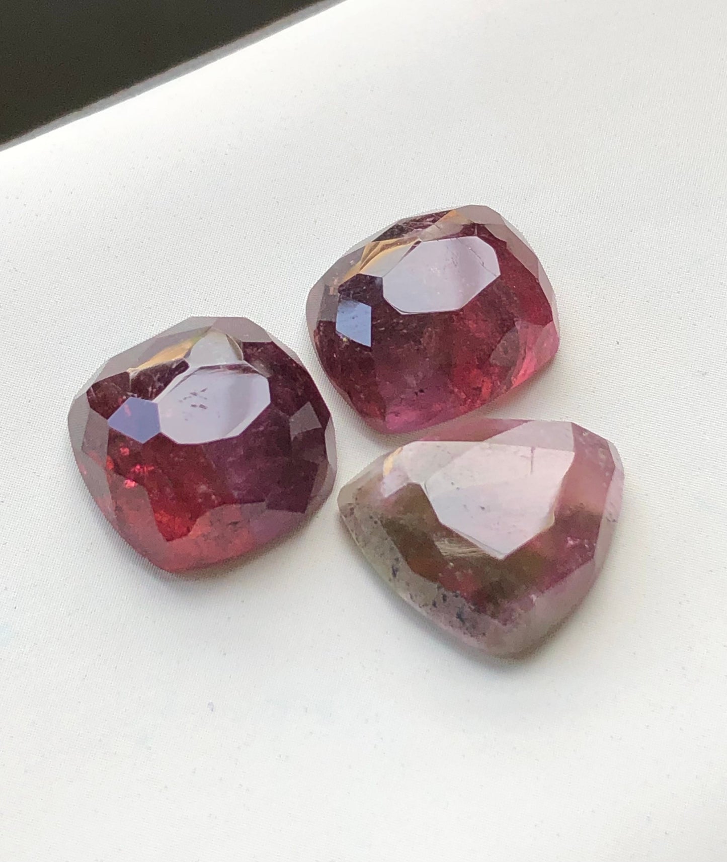 31.80 carats very beautiful top quality tourmaline rosecuts available for sale