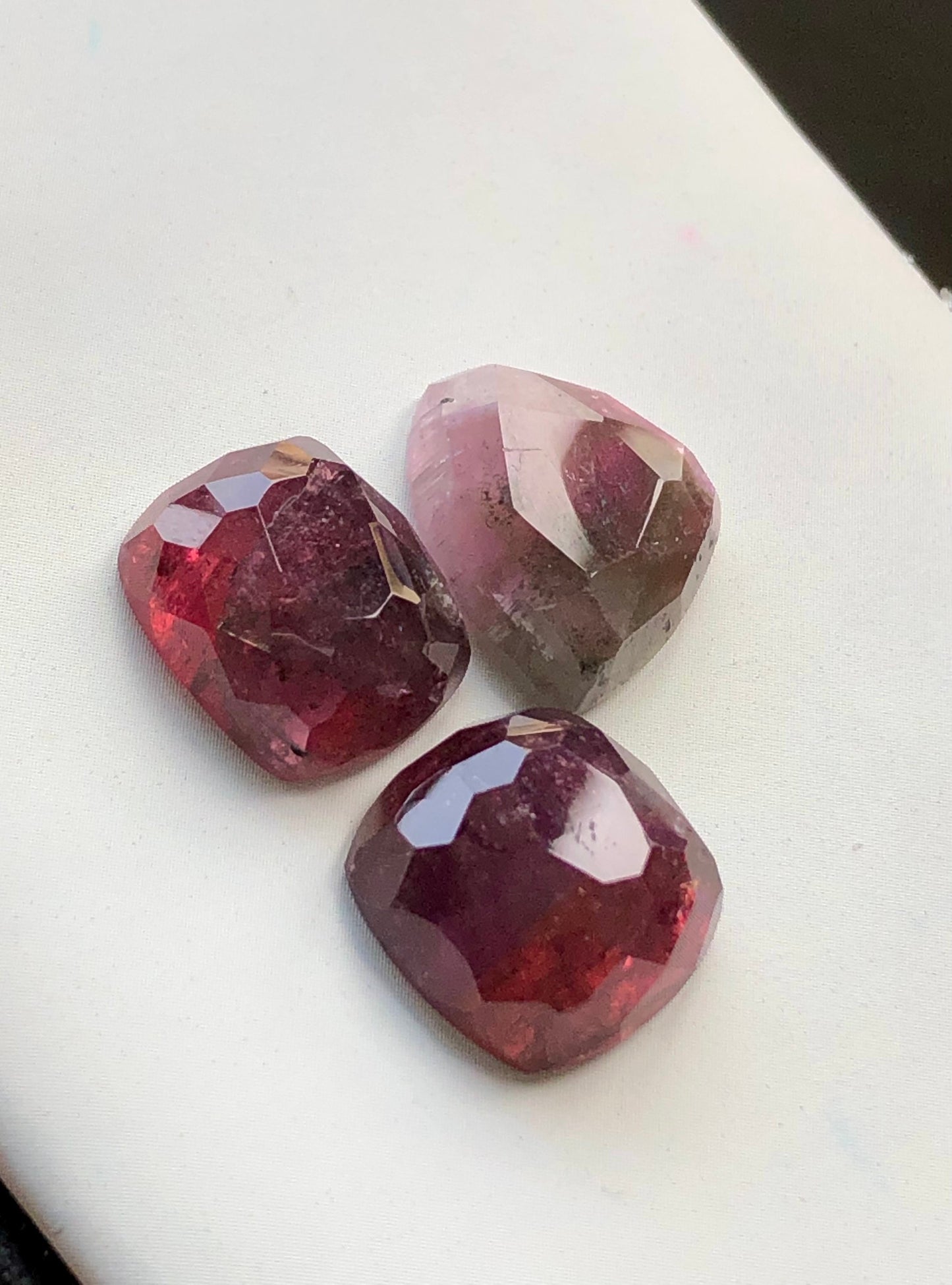 31.80 carats very beautiful top quality tourmaline rosecuts available for sale