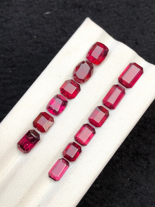 Rhodolite garnet lot natural 15 carats