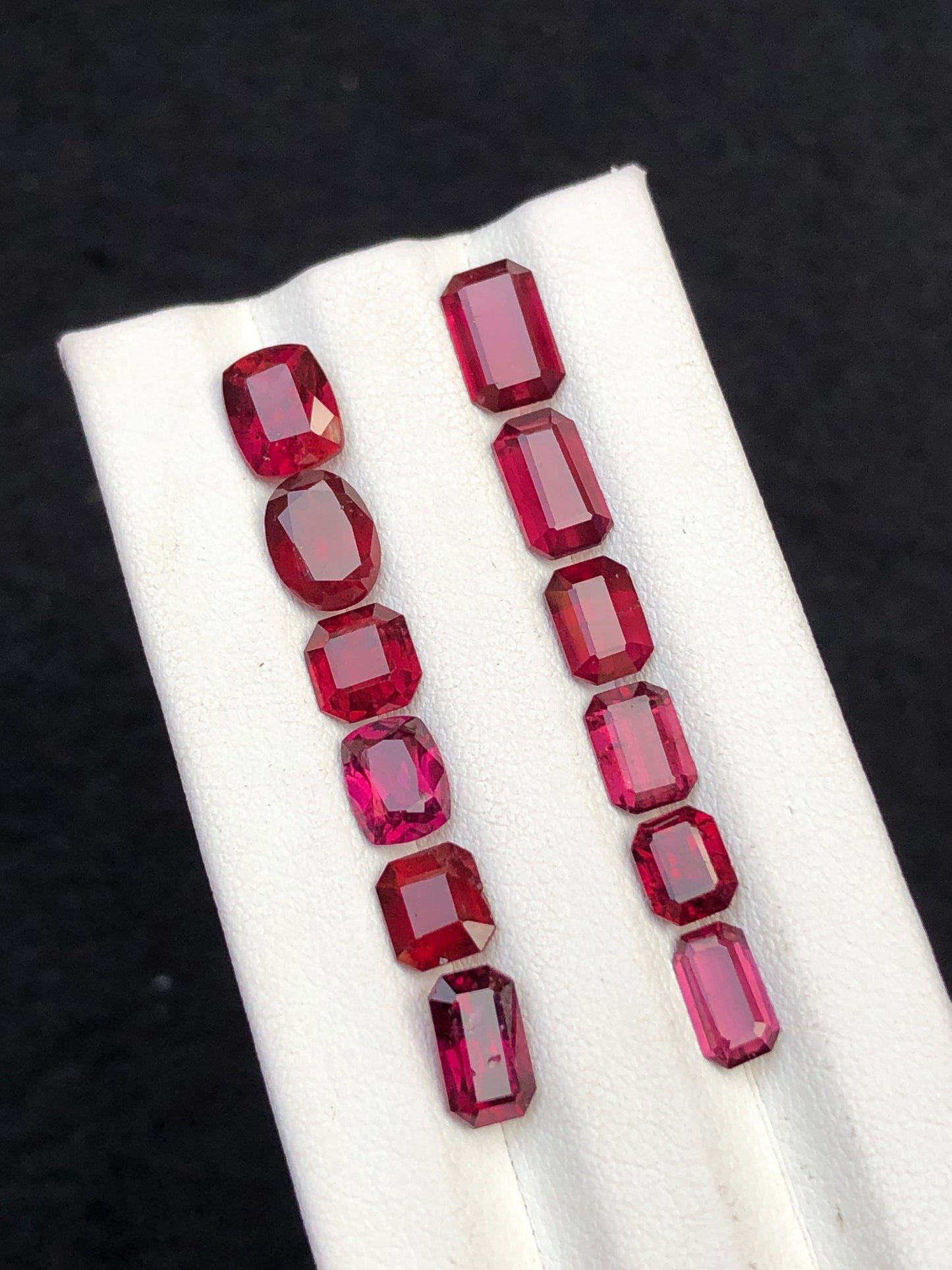 Rhodolite garnet lot natural 15 carats