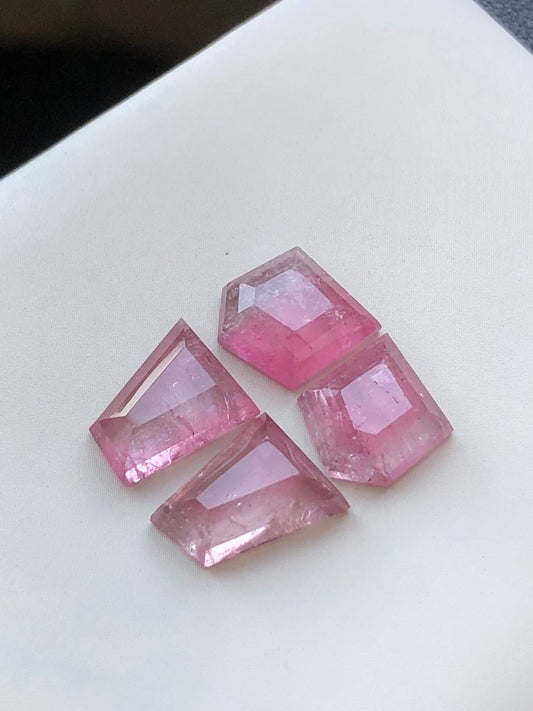 13.70 carats very beautiful tourmaline rosecuts pairs available for sale