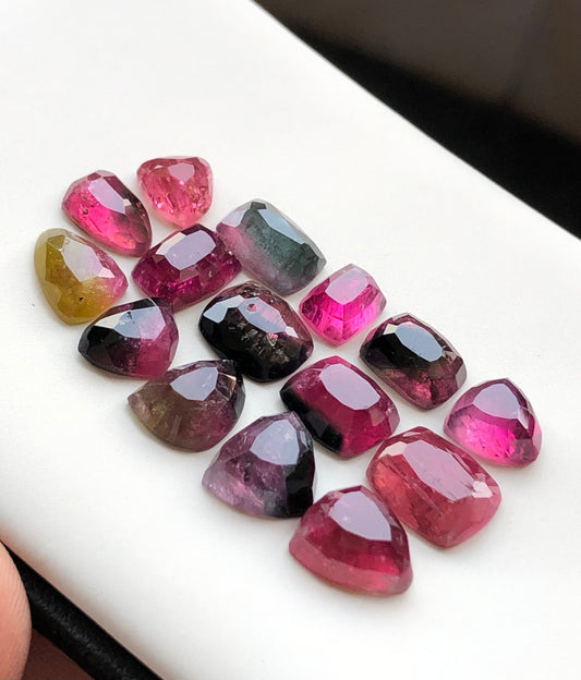 33.90 carats very beautiful natural tourmaline rosecuts available for sale