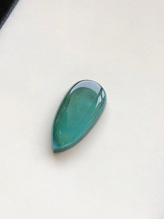 Blue tourmaline cabochon 8.80 carats