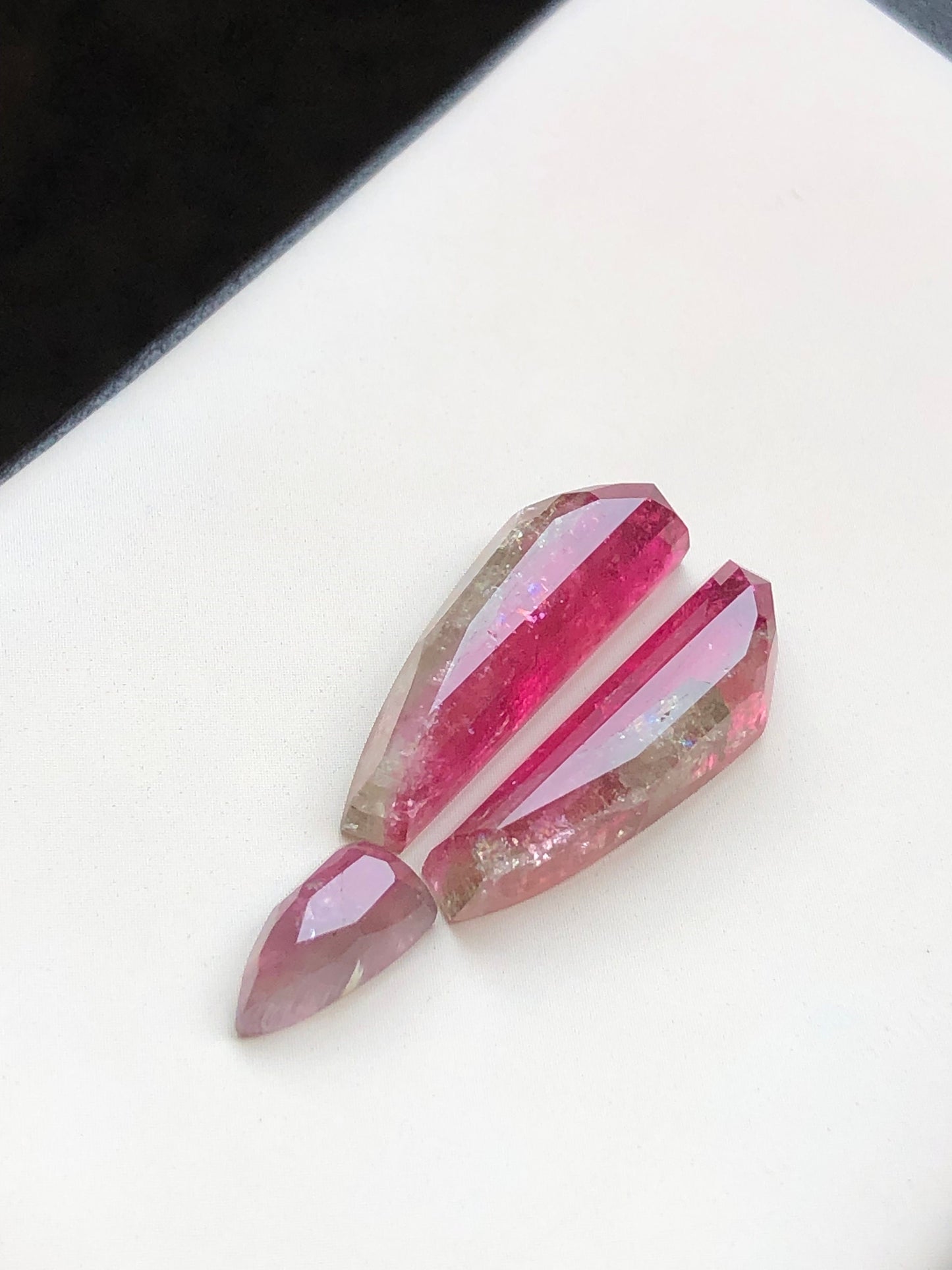 22.50 carat very beautiful natural tourmaline pair set available for sale