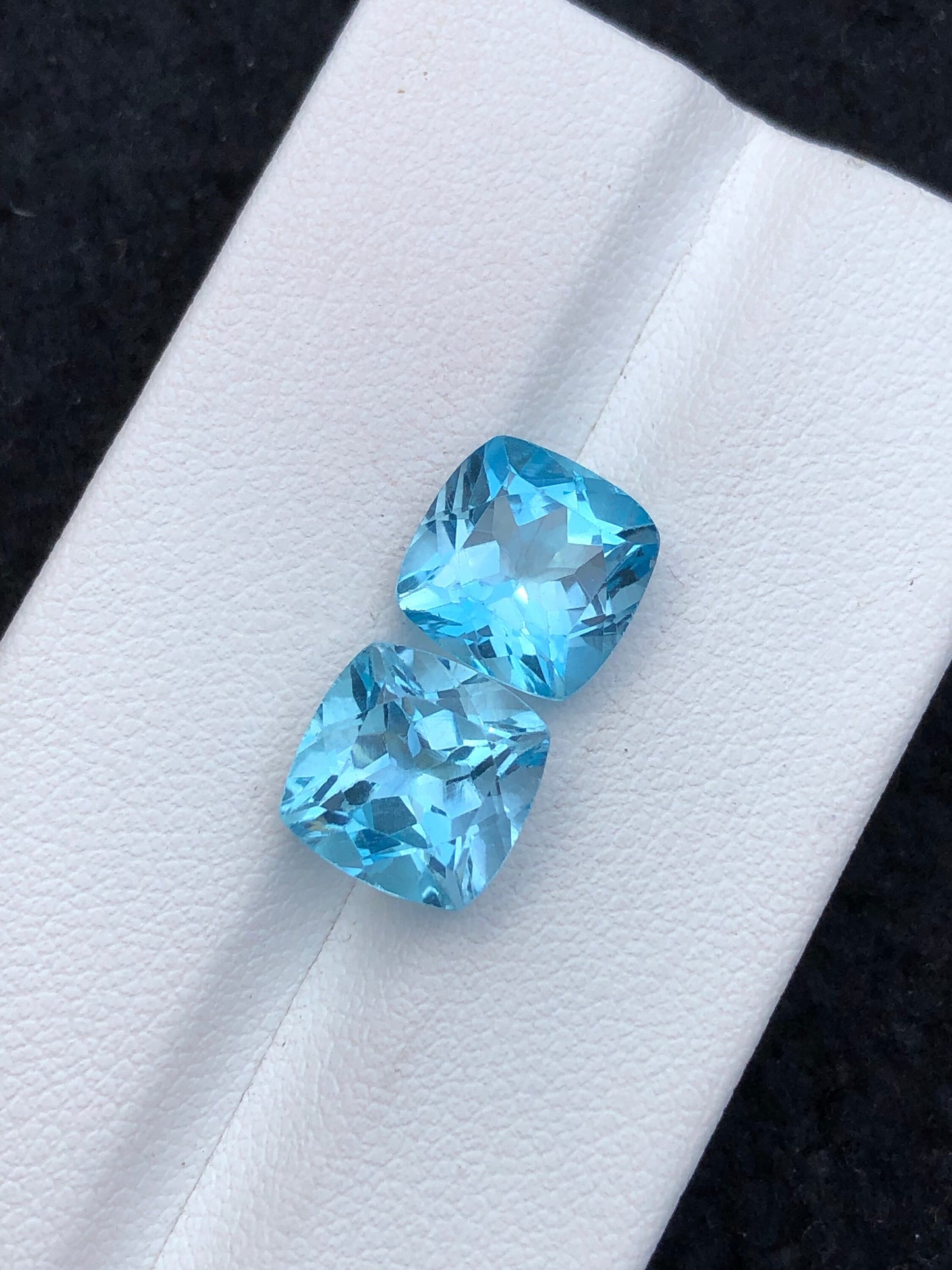 8.90 carat Swiss topaz pair available for sale