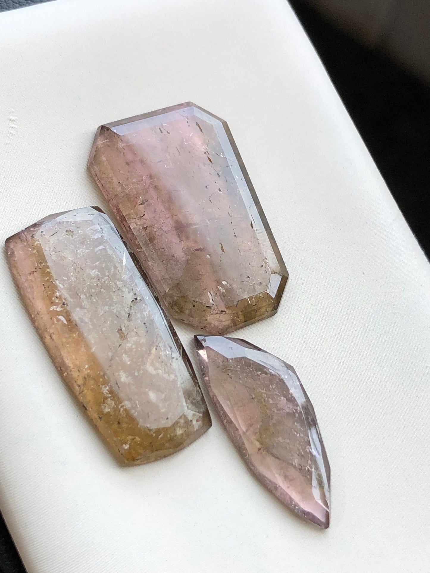 40 carats very beautiful natural tourmaline rosecuts available for sale