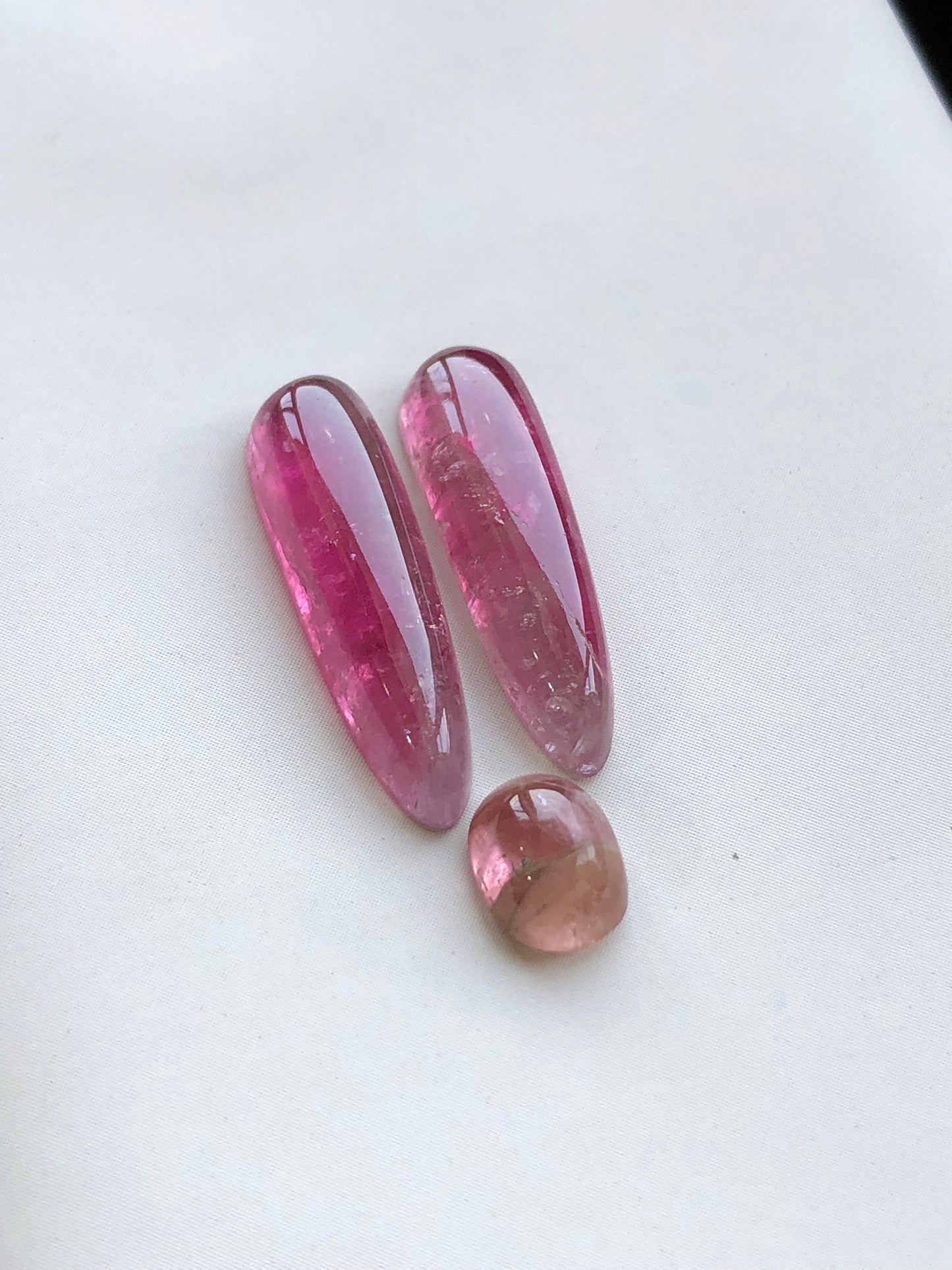 21 carat very beautiful natural tourmaline pairs set available for sale