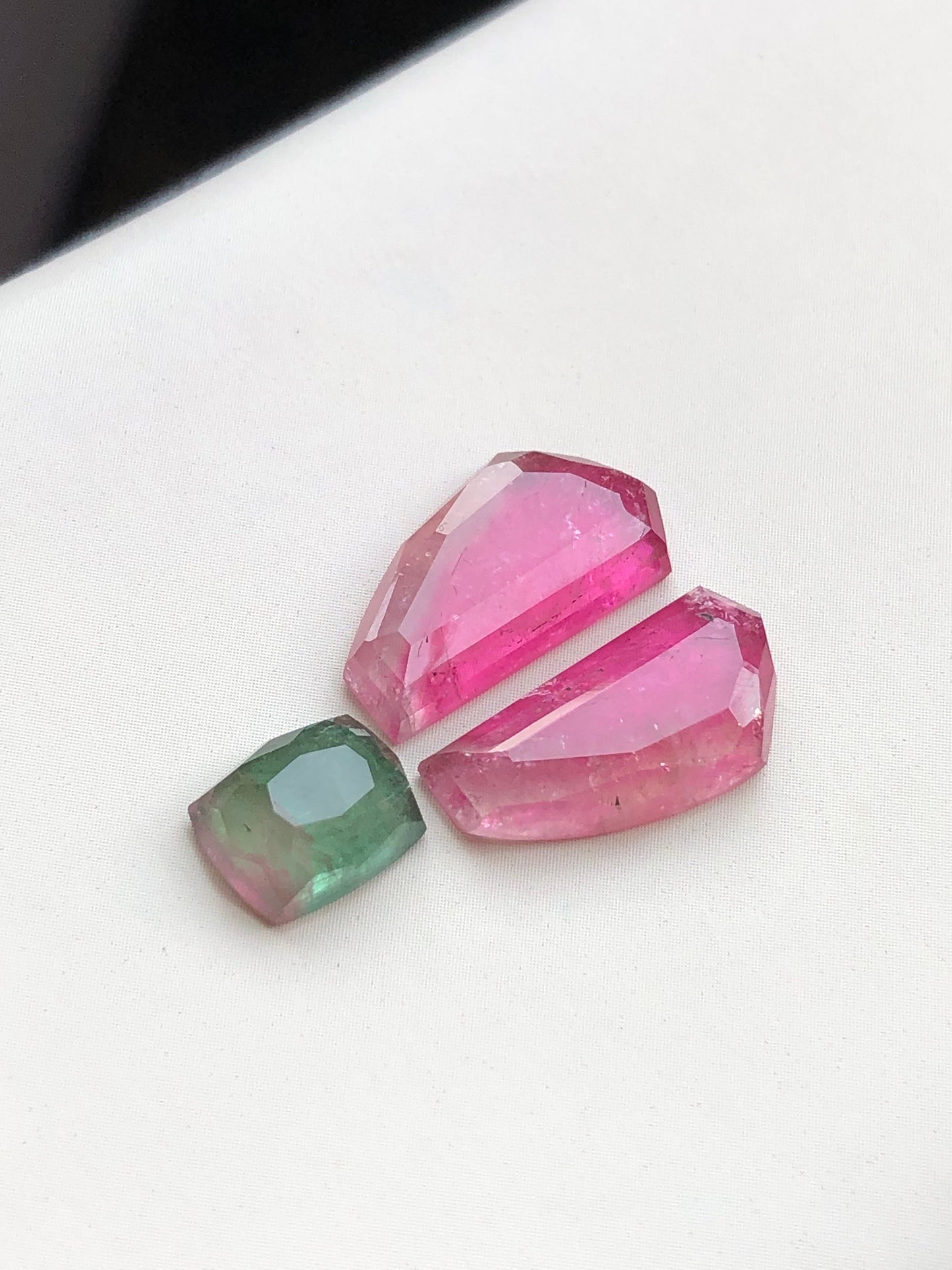 11 carat very beautiful natural top quality tourmaline pair set available for sale