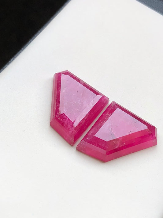 30 carat very beautiful natural tourmaline rosecuts available for sale