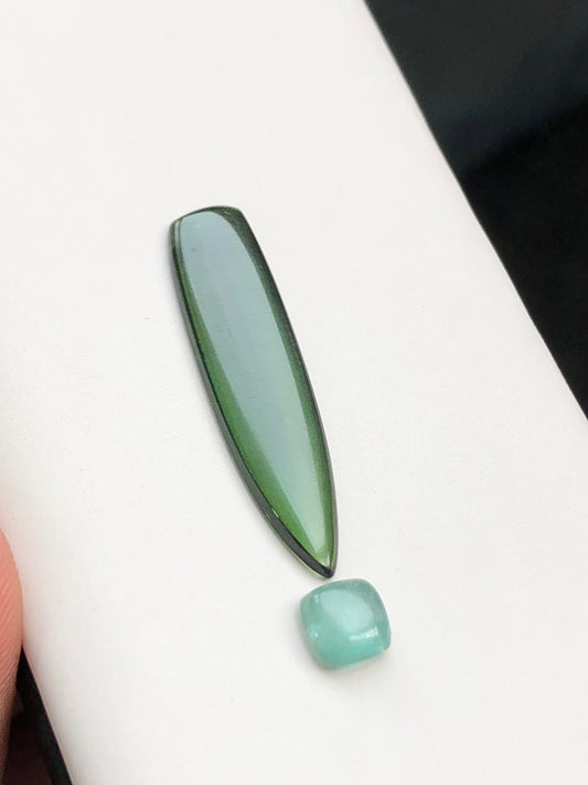 6.90 carats drop shape long tourmaline cabochons perfect for pendant ,pendant,tourmaline pendant,tourmaline jewellery,tourmaline necklace