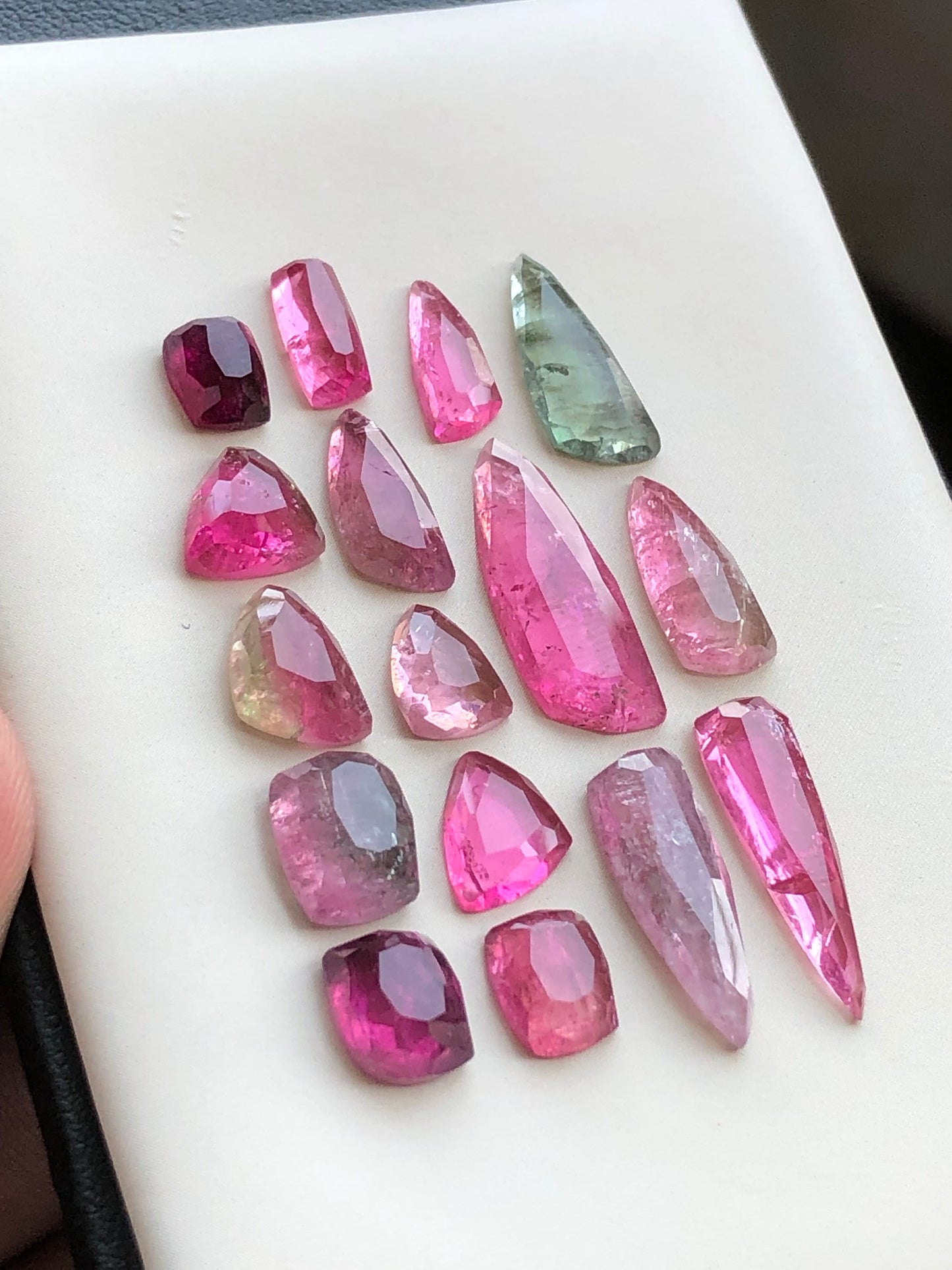 33.60 carats very beautiful natural tourmaline rosecuts available for sale