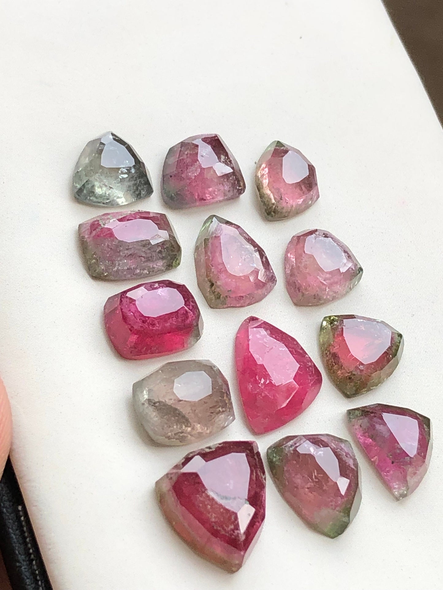 natural tourmaline rose cuts available flat back origin Afghanistan